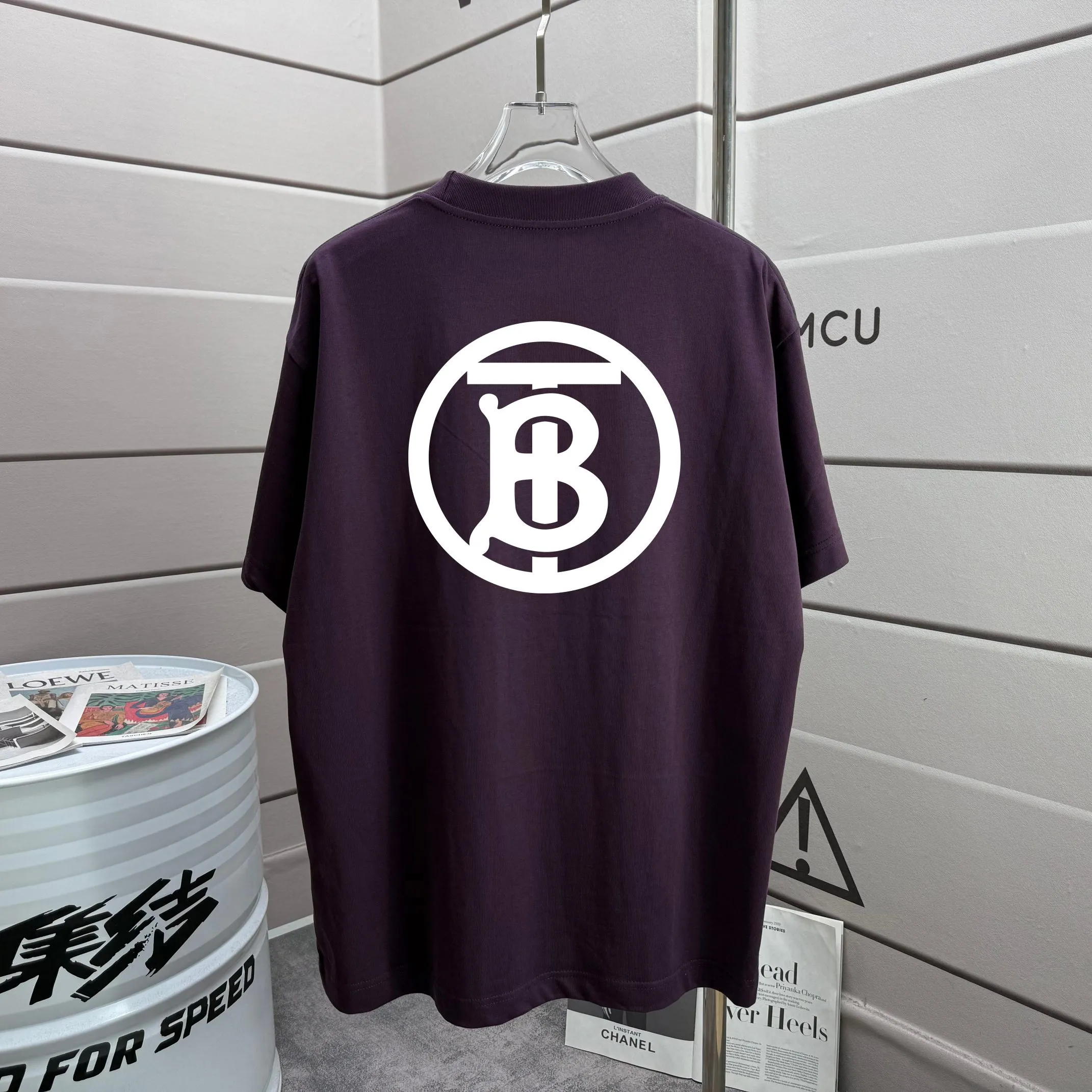 ＃ Burberr* * 2026 New Arrival Classic T Same Style ：Black White Purple Green Size: S M L XL XXL Size： S （90-130 ） M （120-150 ） L （140-165 ） XL （160-180 ） XXL （180-210 ）